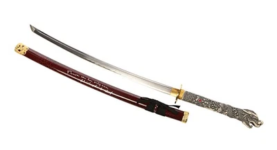 Réplica de espada Highlander Ramírez Katana autografiada por Christopher Lambert Foto 1 de 4