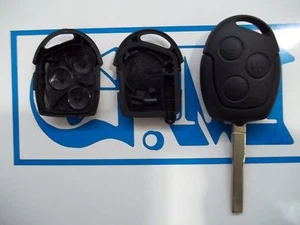 Guscio cover scocca chiave FORD FIESTA FOCUS C-MAX S-MAX no elettronica no Logo - Foto 1 di 1