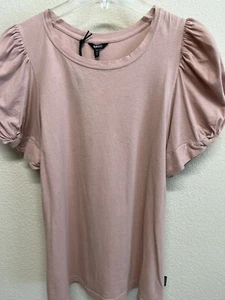 Buffalo David Bitton Ballonärmel Misty Rose Top Gr. M T-Shirt NEU - Bild 1 von 9