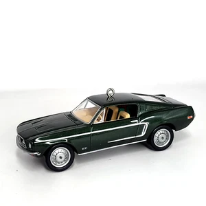 Hallmark Keepsake Ornament 1968 Ford Mustang GT Classic American Cars 2011 Green - Picture 1 of 9