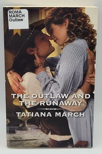 The Outlaw and the Runaway Fiction Paperback Tatiana March Romance - Foto 1 di 7