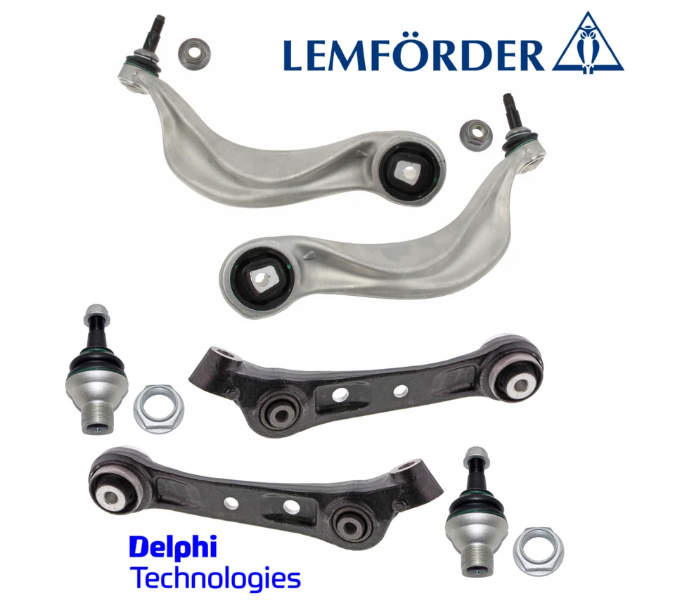 Front Lower Control Arm + Ball Joint Lt & Rt 6pcs OE Spec for BMW 5 6 xDrive - Imagem 1 de 1
