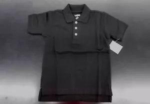 Polo nera casual/uniforme brindisi francese ragazzo reg & husky taglia 4 - 20H - Foto 1 di 4