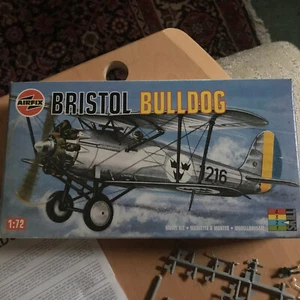 Airfix 1/72 Scale Bristol Bulldog Mk.II Model Kit 1978 Release - Picture 1 of 3