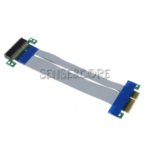 PCI-E 4X Riser Card Extender Express Extension Cable Flexible Ribbon Cable - Photo 1/5