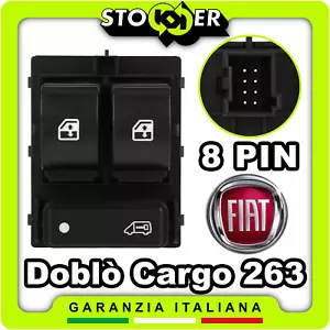 Pulsantiera Alzacristalli Interruttori Vetri e Portellone FIAT DOBLO CARGO 8PIN - Bild 1 von 15