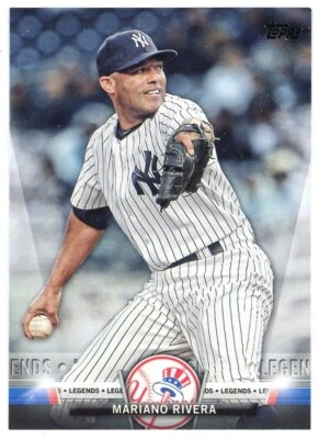 2018 TOPPS SERIES 2 SALUTE #S 82 MARIANO RIVERA YANKEES NM FRONT & BACK PICS - Image 1 of 2