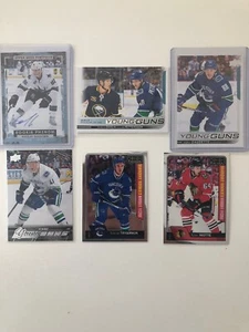 NHL VANCOUVER CANUCKS LOTE (6) TARJETAS DE NOVATOS! GAUDETTE GOLDOBIN KENINS++AUTO🔥🔥 - Imagen 1 de 6