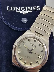 Vintage Longines Admiral Ultronic 38x40mm Electromechanical Swiss Made Watch - Picture 1 of 7