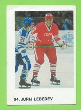 1973-74 Swedish Williams #93 Yuri Lebedev Krylia Sovetov Moskva