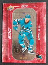 2023-24 Upper Deck Series 1 200' x 85' Red 18/99 Tomas Hertl DM-46