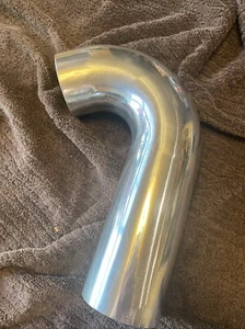 3" O.D. Tube Aluminum, 120 Degree Bend Elbow, 6" Leg, Air Intake 94963 - Picture 1 of 8