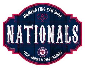 Washington Nationals 12 Inch Wood Tavern Homegating Sign [NEW] MLB Fan Zone