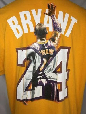 VTG RARE Kobe Bryant #24 Black Mamba T-Shirt Majestic Los Angeles Lakers MEDIUM - Image 1 of 4