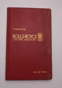Original Rolls Royce Silver Shadow Owners Manual Handbook 1966 To Specific Car - Picture 1 of 12