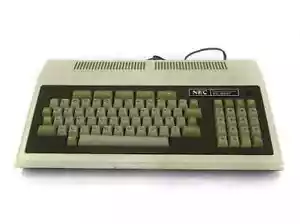 NEC PC-8001 Personal Computer Keyboard Vintage Retro PC Power Checked 100V - Picture 1 of 6
