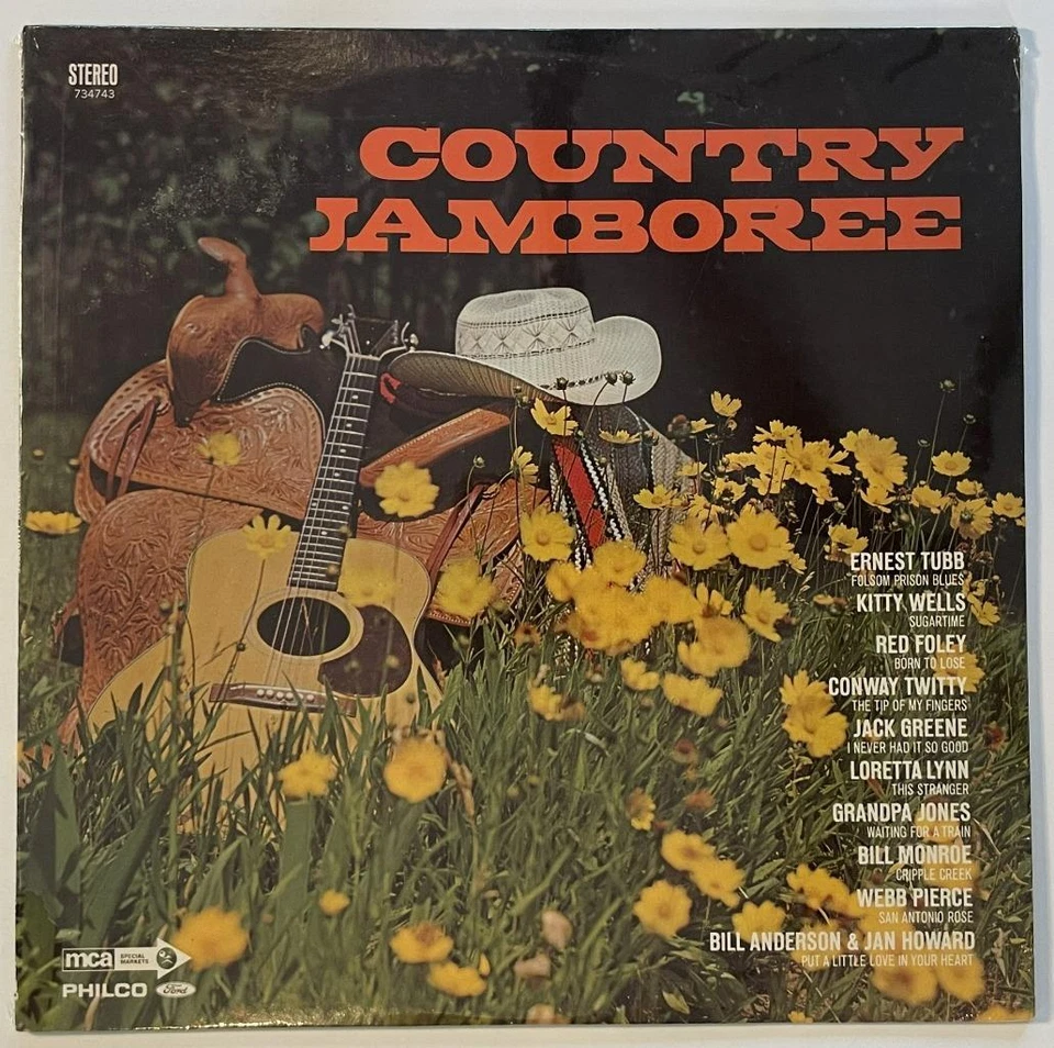 Country Jamboree LP SEALED NOS MCA Philco Ford Promo (1970) Bill Monroe Loretta - Image 1 of 3