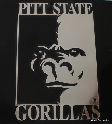 Pittsburg State Gorillas White Lg Window Graphic Sticker Decal USA - Image 1 of 4