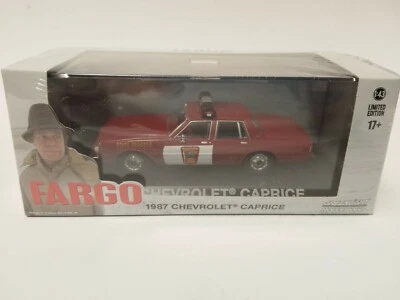 Greenlight Chevrolet Corvette Caprice Police Minnesota 1987 FARGO 1/43 86610 - Immagine 1 di 3