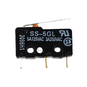 5pc OMRON Limit Micro Switch SS-5GL Level=16.5mm 5A 125VAC 19.8x10.2x6.4mm - Picture 1 of 12