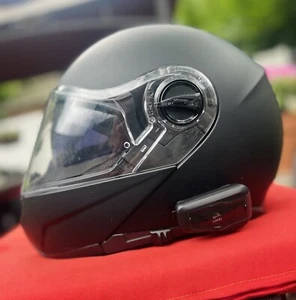 Harley-Davidson® Men's Lincoln M02 Modular Helmet, Matte Black 98306-17VX/ Cardo - Picture 1 of 24