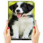 ( For Ipad Air, Air 2, 9.7 Inch ) Art Flip Case Cover P23335 Puppy Collie Dog