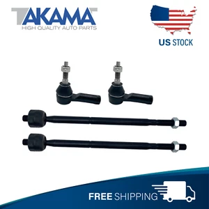 4pcs Front Steering Inner + Outer Tie Rod Ends For 13-19 ENCORE, 13-22 TRAX - Picture 1 of 5