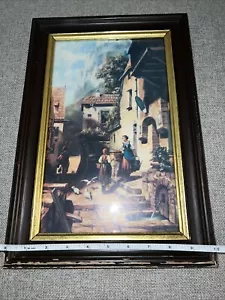VTG Carl Spitzweg Framed Fine Art Print - Picture 1 of 6