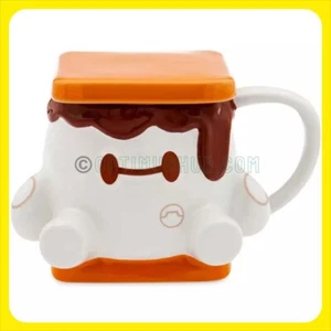 2024 Disney Parks Baymax Big Hero 6 Munchlings S’mores Ceramic Mug With Lid New - Picture 1 of 12