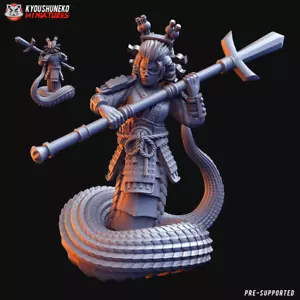 Naga Warrior, Kyoushuneko, Tabletop Wargames RPG Fantasy Samurai Miniatur - Bild 1 von 4