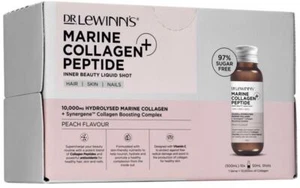 Dr. LeWinn's Marine Collagen Peptide + Inner Beauty Liquid Shot Peach 10 x 50mL - Picture 1 of 1