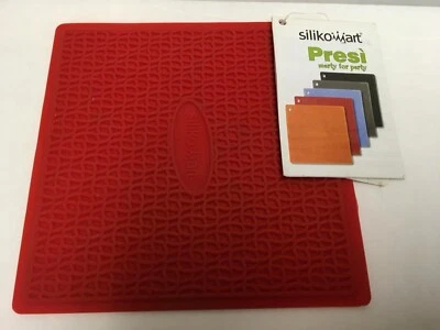 LOT OF 6 SILIKOMART SILICONE 7" X7"  PRESI OR MISS HOT  SOLD SEPARATE/ ITALY - Image 1 of 4