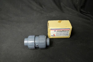 ASAHI AV VENTIL TRUE UNION KUGELRÜCKSCHLAGVENTIL 1/2" ~ PVC ~ EDPM ~ STECKSCHLÜSSEL - Bild 1 von 6