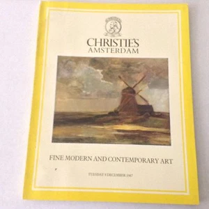 Christie's Art Catalog Fine Modern And Contemporary December 8, 1987 060917nonrh - Picture 1 of 1
