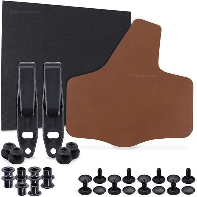 DIY Holster Making Kits - Hybrid Holster Kits - KYDEX and Cowhide Leather Backer - Image 1 of 4