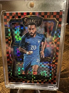 Alexandre Lacazette 2017-18 Select Red Checkerboard SP #120 France Arsenal Lyon - Picture 1 of 2