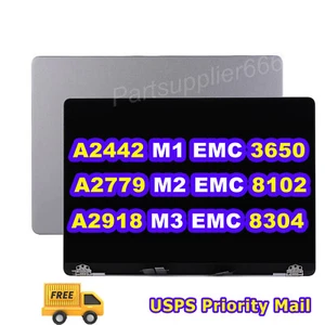 New OEM For Macbook Pro 14” A2442/A2779/A2918 Display Screen Replacement Gray US - Picture 1 of 8