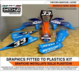 Plastiche + Grafiche KTM 2020 2021 2022 2023 EXC EXC-F compatibili decal sticker - Picture 1 of 5