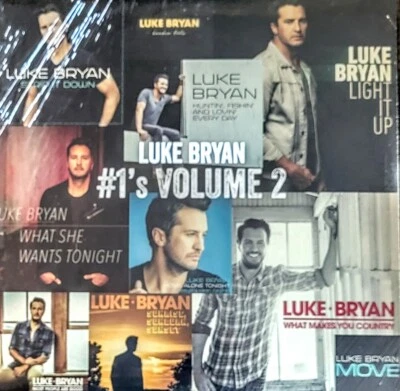 LUKE BRYAN #1’S VOLUME  2 - TANGERINE ORANGE VINYL LP  " NEW, SEALED " - Image 1 of 2