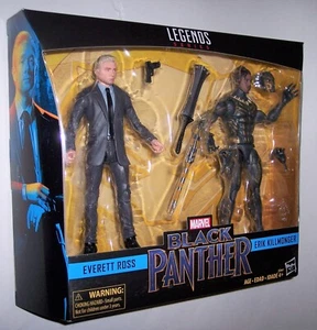 Paquete de 2 Marvel Legends Black Panther EVERETT ROSS & ERIK KILLMONGER - Imagen 1 de 1