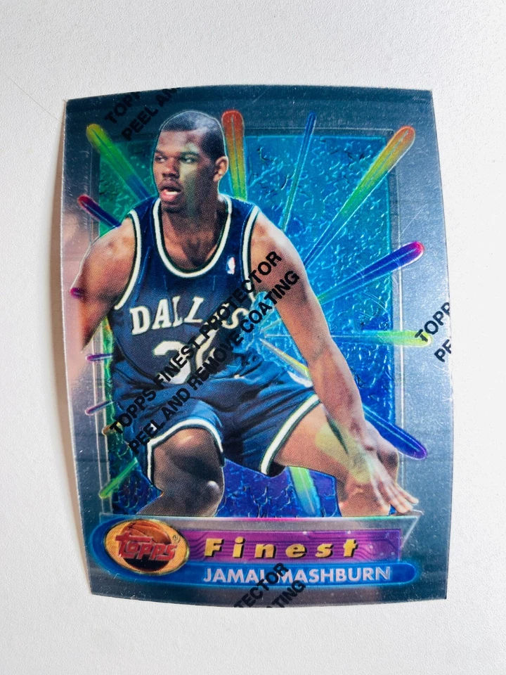 1994 TOPPS FINEST #60 JAMAL MASHBURN ROOKIE NM-MT NBA BASKETBALL CARD - Image 1 of 1