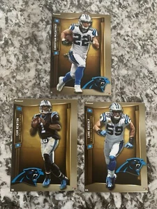 3-teiliges CAROLINA PANTHERS Set mit Logos Fathead Mini CHRISTIAN MCCAFFREY Kuechly + - Bild 1 von 1
