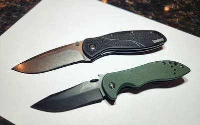 Kershaw Pocket Knife Budget Lot Bundle: Blur (1670 S30V) & Emerson CQC-5K: CHEAP - Image 1 of 4