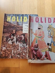 2 Holiday Magazine Vintage/ November 1951 October 1953 Great Ads - Picture 1 of 5