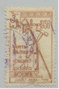 Bolivia Stamp Scott #C70, Used - Picture 1 of 1