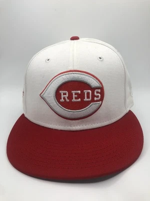 CINCINNATI REDS 2015 All-Star Game Patch NEW ERA 59FIFTY Fitted Hat Sz 7 1/8 - Image 1 of 4