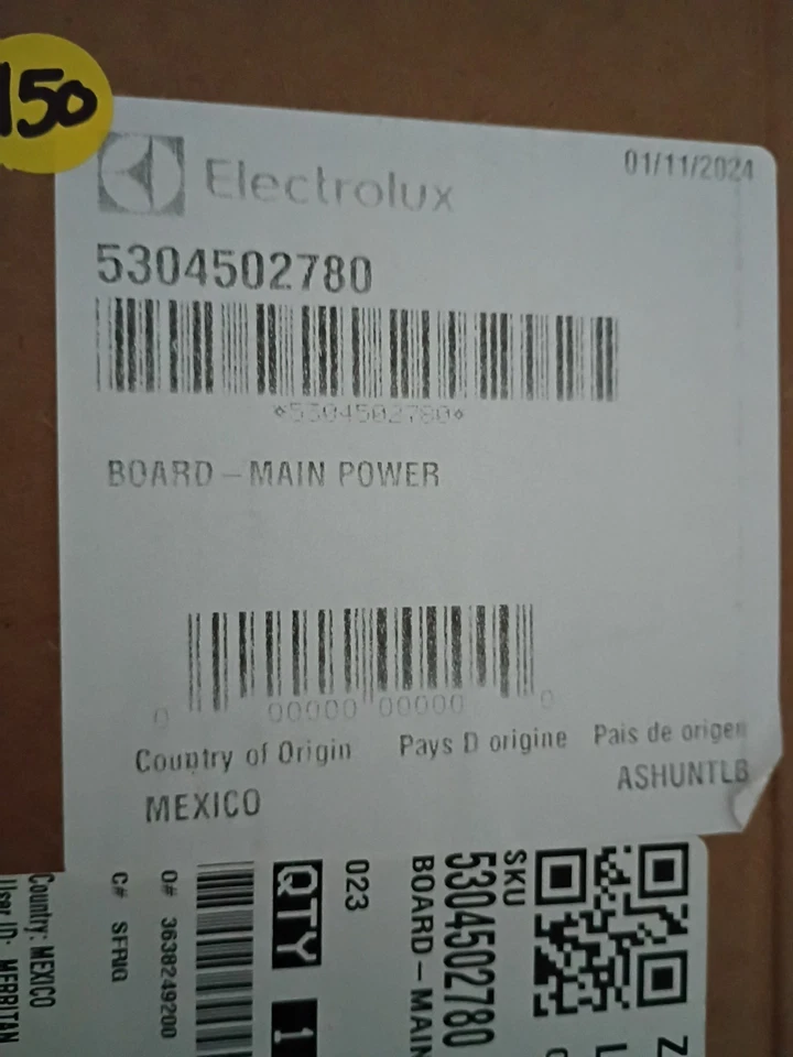 Tablero de control de potencia para refrigerador Frigidaire 5304502780 Foto 1 de 1