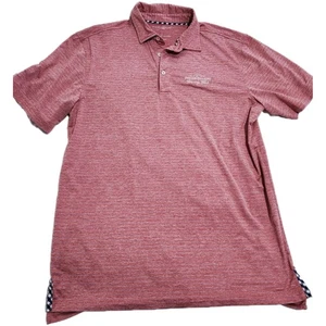Polo de golf Bald Head Blues grande L rojo Proctor Pittsford VT rendimiento elástico - Imagen 1 de 5