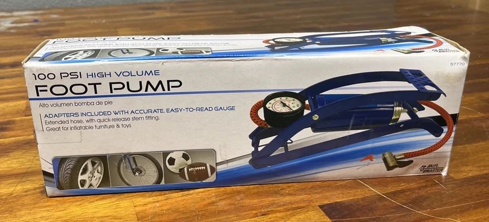 Accesorios Personalizados 57770 '100 PSI' Bomba de Pie Deluxe Foto 1 de 3