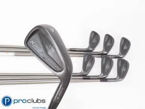 Nice Cobra KING Forged CB Black 4-PW IRON SET Steelfiber Stiff Flex Graph 462608 - Picture 1 of 6